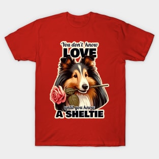 Sheltie Valentine's day T-Shirt